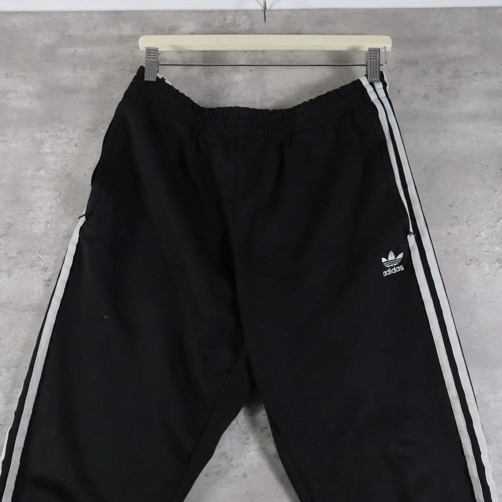 modern adidas track pants tapered stripes mens M